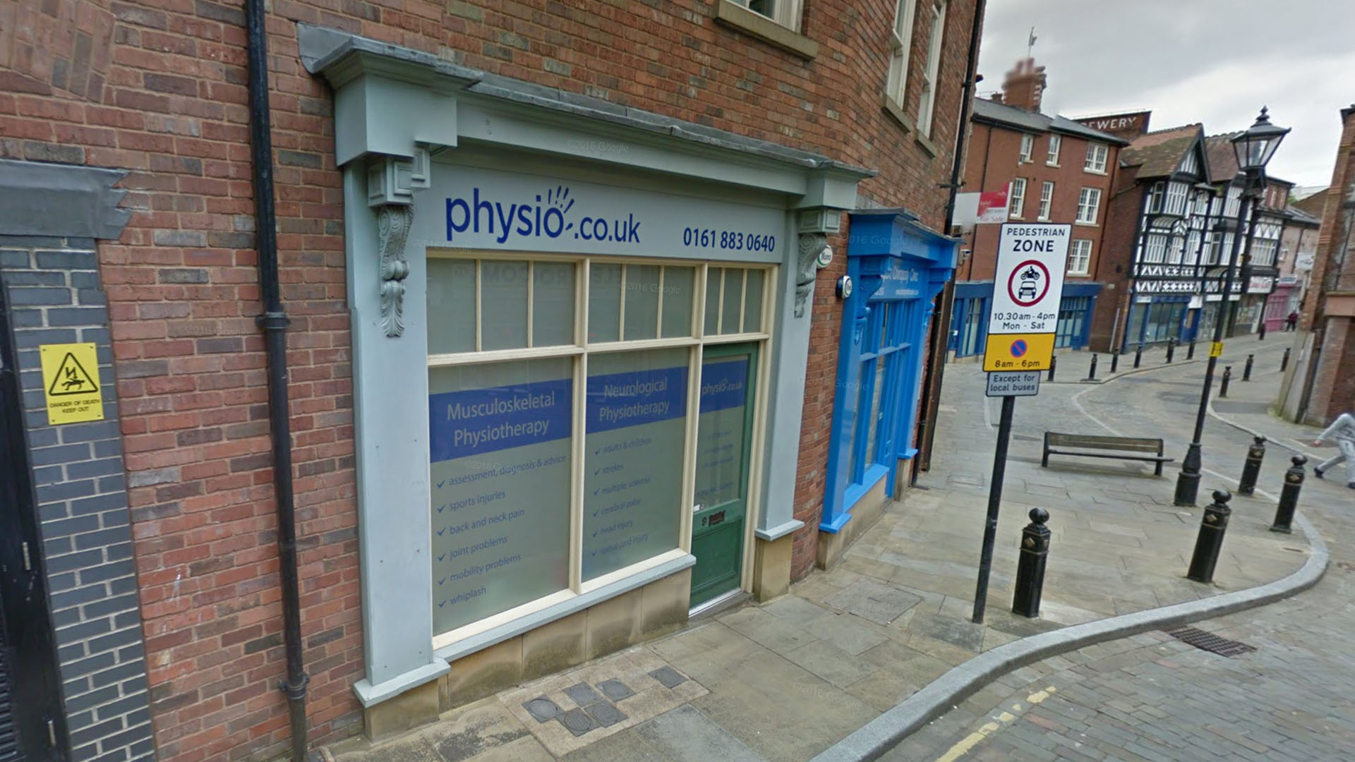 A picture of the front of our Stockport Clinic